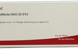 MANDIBULA FETI GL D 12 Ampoules 10 x 1 ml
