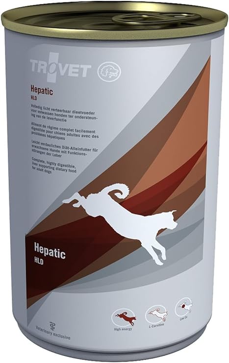 TROVET Hepatic HLD Hond - 6 x 400g Tins