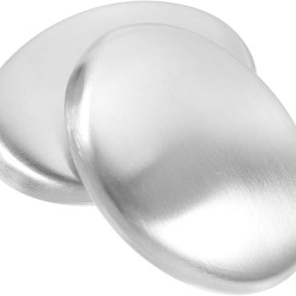 2 pieces stainless steel soap for odour removal, metal odour remover for kitchen, fish odour remover, compact and portable, against cooking odours
