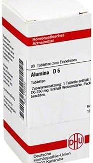 DHU Alumina D6 Tablets, Pack of 80 Tablets
