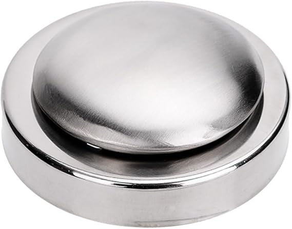 1 Set Odour-Absorbing Soaps Kitchen Soap Odour Remover for Hands inoxlm Kitchen Tool Odour Eliminator Odour Removal Soap Stainless Steel 304 Silver PRETYZOOM