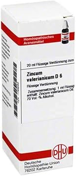 DHU Zincum Valerianicum D6 Dilution, 20 ml Solution