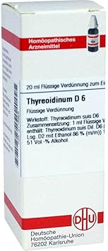 Thyroidinum D 6 Dilution 20 ml