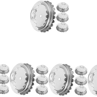 5 Sets Magnetic Soap Holder Caps for Soap Wall Soap Holder Parts Bathroom Accessories Drip Design Stainless Steel Material Robust and Practical 4 Pieces x 5