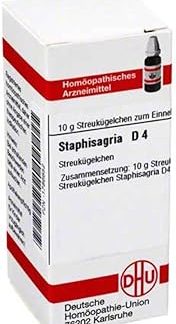STAPHISAGRIA D 4 Globules 10 g