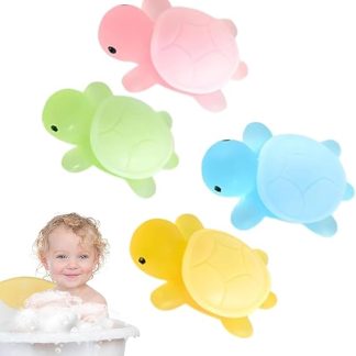 Shefum Soap for Kids - Washing Soap for Kids | 4 x Creative Soap Turtle Shape, Moisturising Laundry, Easy for Bathing for Girls at Home