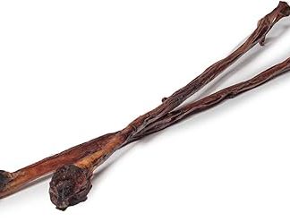 DIBO Ochsenziemer XXL, whole, approx. 1 m, with meat leg, natural chew snack or treat for in between, dog food, quality chewing item without chemicals