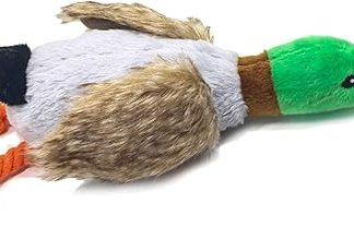 Hotype Squeaky Toy for Dogs, Interactive Plush Toy for Dogs, Duck Shape Plush Chew Toy for Puppies, Durable Toy for Puppies, Small Medium Dogs