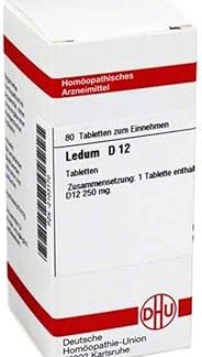 DHU Ledum D12 Tablets, Pack of 80 Tablets