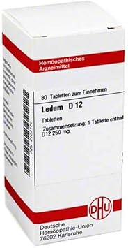 DHU Ledum D12 Tablets, Pack of 80 Tablets
