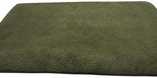 Farm-Land Pro-Thermo Dog Bed Fibre Fur 70 x 100 cm Olive