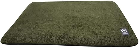 Farm-Land Pro-Thermo Dog Bed Fibre Fur 70 x 100 cm Olive