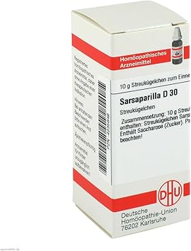DHU Sarsaparilla D30 Spreading Balls 10 g Globules