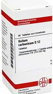 DHU Potassium Carbonicum D12 Tablets, Pack of 80 Tablets