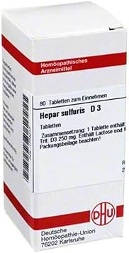 DHU Hepar sulfuris D3 Tablets, Pack of 80 Tablets