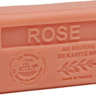Provencal Soap Rose (Rose) with Organic Shea Butter (125 grams)