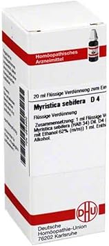 MYRISTICA SEBIFERA D 4 Dilution 20 ml