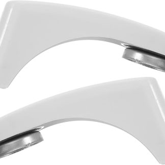 Pack of 2 Magnetic Soap Holder, Self-Draining Wall Mounted for Kitchen, Bathroom, Compact, No Drilling, Durable, Stainless Steel Look, Gentle Smooth Edges, Versatile for Smooth Surfaces