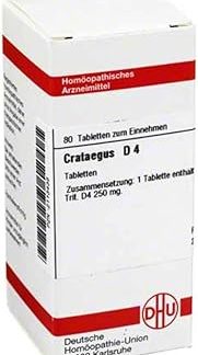 DHU Crataegus D4 Tablets, Pack of 80 Tablets