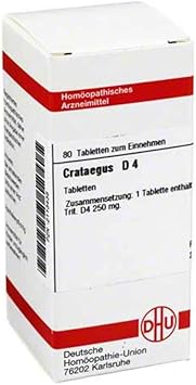 DHU Crataegus D4 Tablets, Pack of 80 Tablets