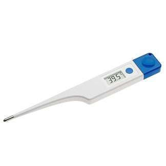 TFA Dostmann Digital Veterinary Thermometer VET 15.2022, Suitable for Horses, Cattle, Dogs, Cats, Waterproof, Easy Cleaning, Animal Body Temperature, White