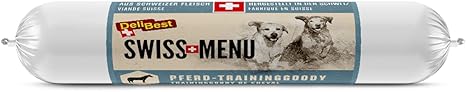 DeliBest Swiss Menu TrainingGoody Horse Meat Treats for Sensitive Dogs 200 g
