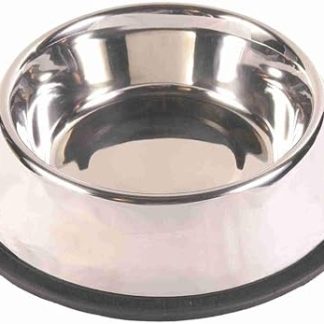 Trixie Heavy Weight Stainless Steel Dog Bowl, 0.7 Litre