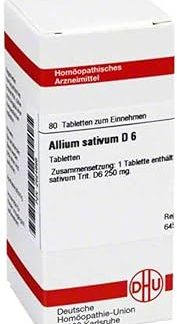 DHU Allium sativum D6 Tablets, Pack of 80 Tablets