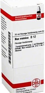 DHU Nux vomica D12 Dilution, 20 ml Solution