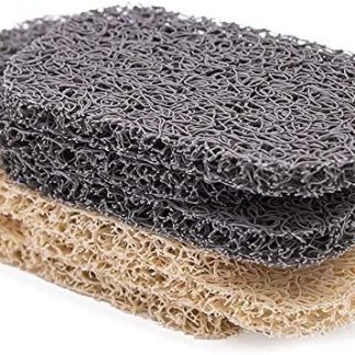 Soap Saver Pads Soap for Soap Dish Multi-Directional Bioplastic Efficient Draining 6 Piece Set