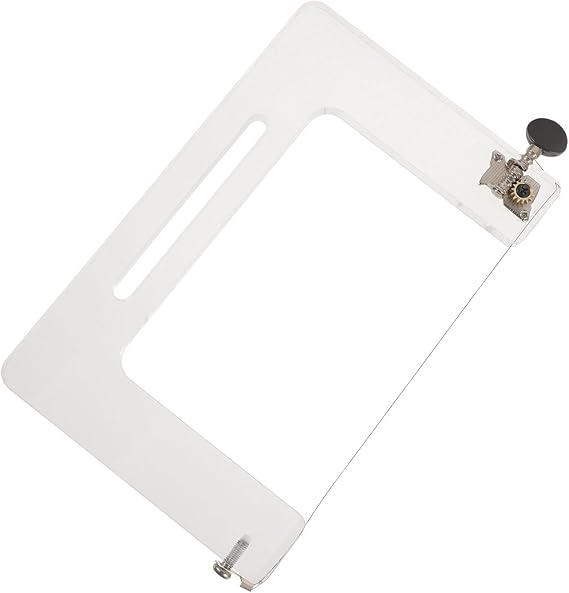 Portable Metal and Acrylic Soap Cutter Durable Reusable Soap Cutting Tool for Home Use Professional DIY Soap Making Sharp Wire for
