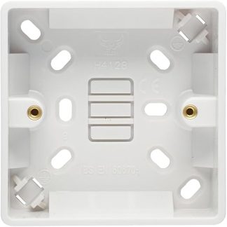 Casa D9409NR 1G 29 mm PATTRESS BOX | Electric Installation Boxes, Pack of 1