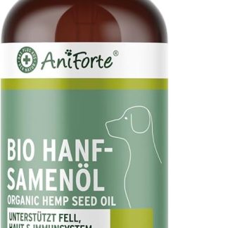 Aniforte Cold-Pressed Hemp Oil 1 Litre Natural Product For Dogs, Cats and Horses