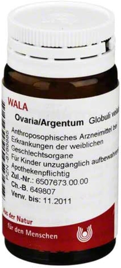 Ovaria Argentum Globules 20 g Drops