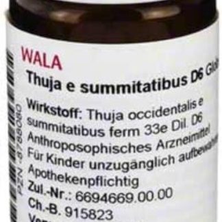 Thuja E Summitatibus D 6 Globules 20 g