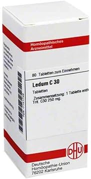 LEDUM C 30 Tablets Pack of 80