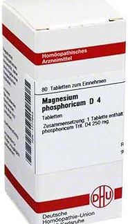 DHU Magnesium Phosphoricum D4 Tablets, Pack of 80 Tablets