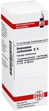 AMMONIUM CARBONICUM D 6 Dilution 20 ml
