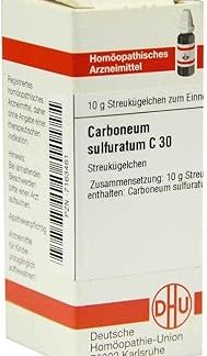 DHU Carboneum Sulfuratum C30 Spreading Balls 10 g Globules