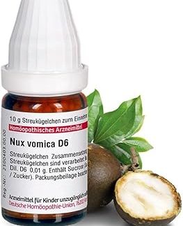 NUX VOMICA D 6 Globules 10 g
