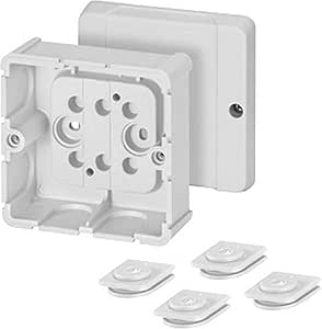 Hensel DP 9020 Polyester Electrical Junction Box – Electrical Junction Boxes (Grey, 88 MM, 49 mm, 88 MM, 123 g)