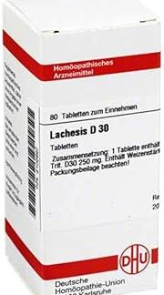 DHU Lachesis D30 Tablets, Pack of 80 Tablets
