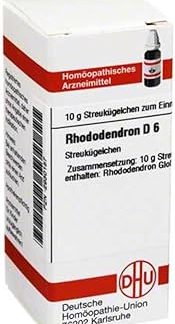 Rhododendron D6 DHU Globules, 10 g Globules