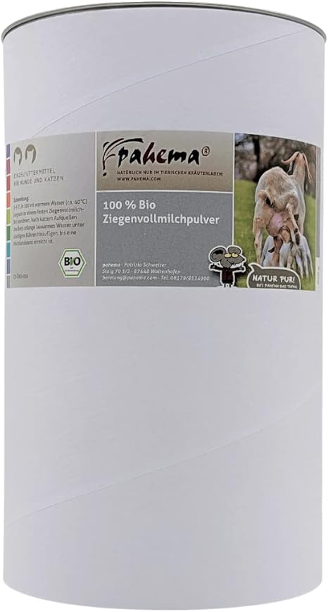 pahema Organic Goat Milk Powder for Dogs and Cats 100% Natural (800 g)
