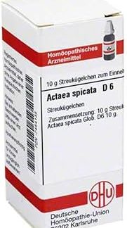 ACTAEA SPICATA D 6 Globules 10 g