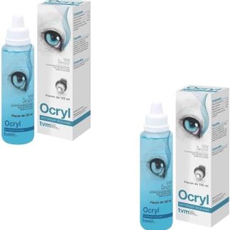 TVM Ocryl Eye Drops | Twin Pack | 2 x 135ml | Eye Hygiene Product for Dogs, Cats, Horses and Exotics | Can Be Helpful in Removing Dust and Foreign Bodies