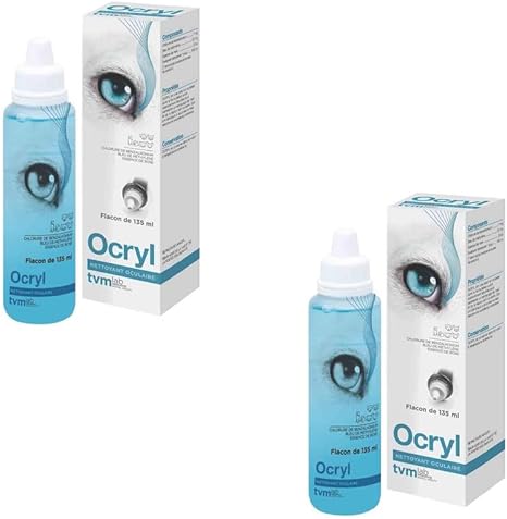 TVM Ocryl Eye Drops | Twin Pack | 2 x 135ml | Eye Hygiene Product for Dogs, Cats, Horses and Exotics | Can Be Helpful in Removing Dust and Foreign Bodies