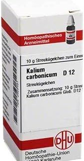 DHU Potassium carbonicum D12 Scattering Balls 10 g Globules