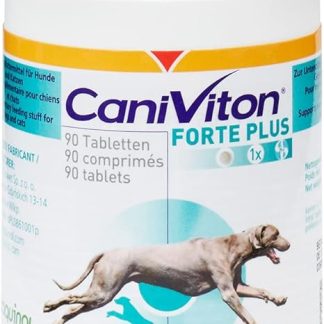 Vetoquinol - Caniviton Forte Plus Supplementary Feed for Dogs and Cats 90 Tablets, Pack of 1 (1 x 0.24 kg)