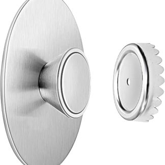 Rust-Covered Stainless Steel Magnetic Soap Holder Wall Mounted Compact Design for Bathroom Kitchen Storage No Holes